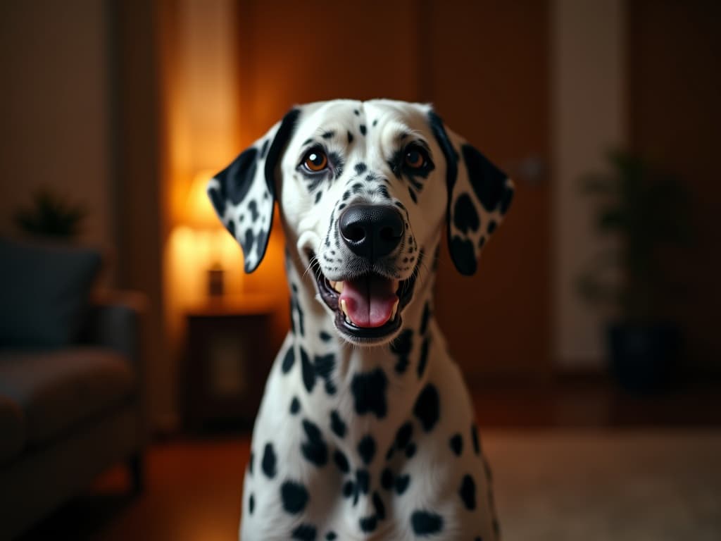 Cinematic AI portrait of a dog in a dramatic lighting setup, resembling a movie poster